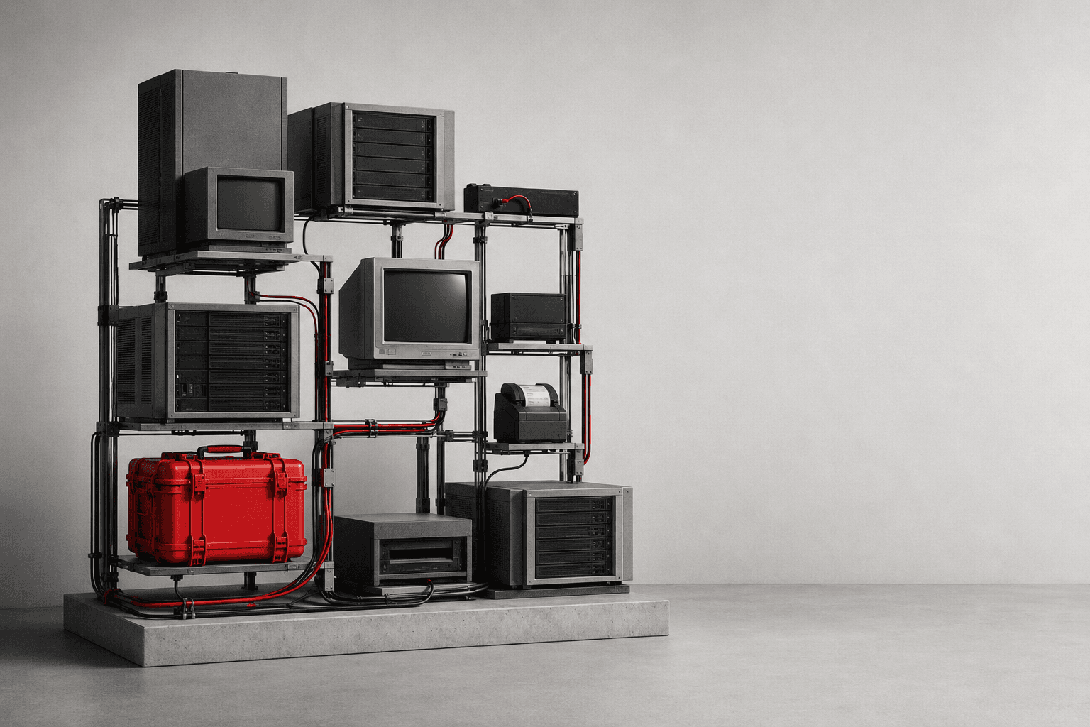 Modular technical architecture representing durable and maintainable digital infrastructure.