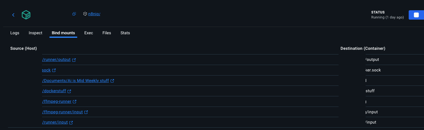 Montage Docker des ressources.
