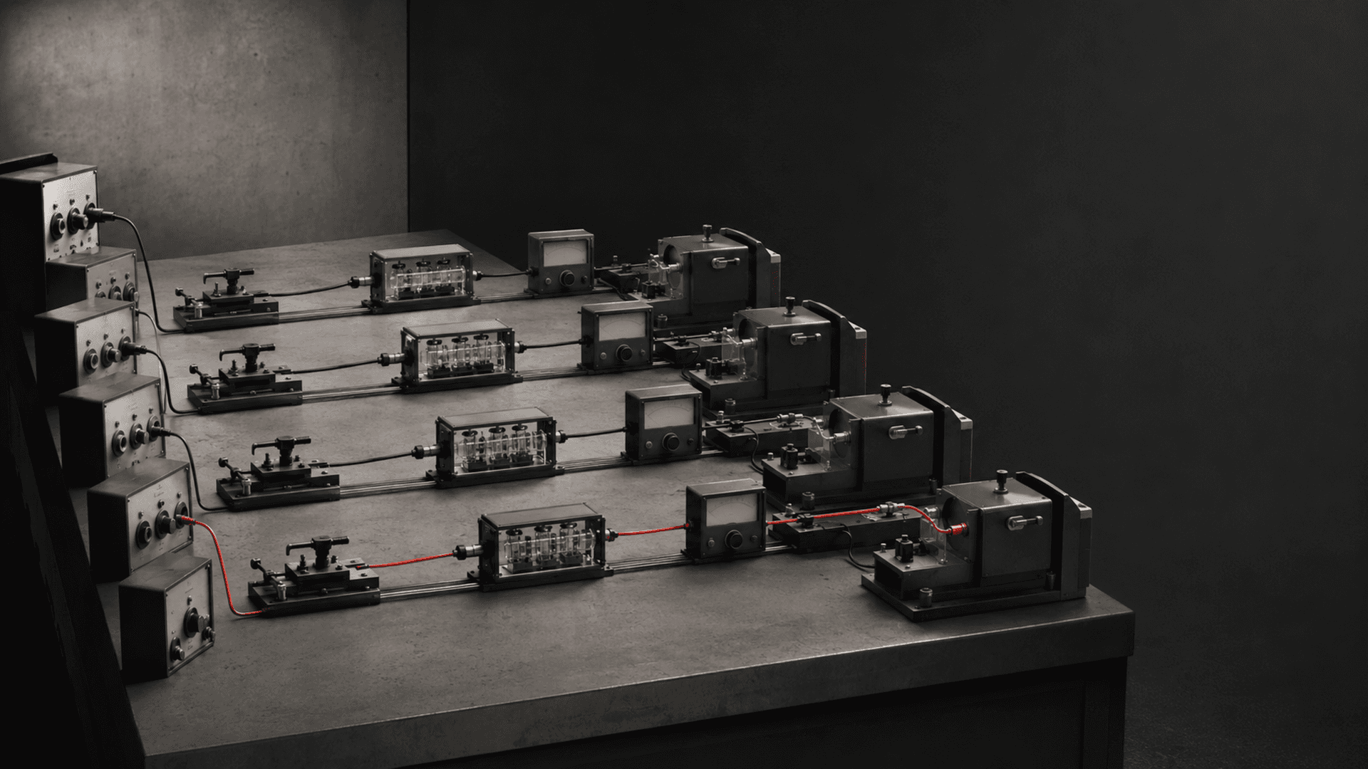 A growth engineering experiment bench built for controlled comparison.