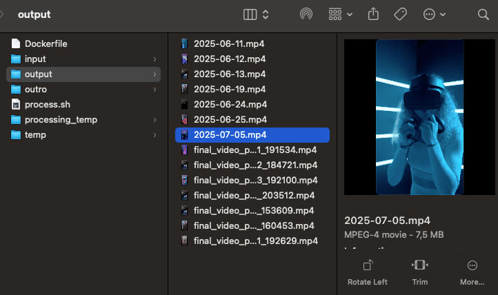 Poster frame from the AI is Mid automated video output.