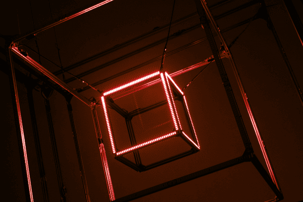 Abstract cube structure symbolizing headless CMS architecture and scalable website infrastructure