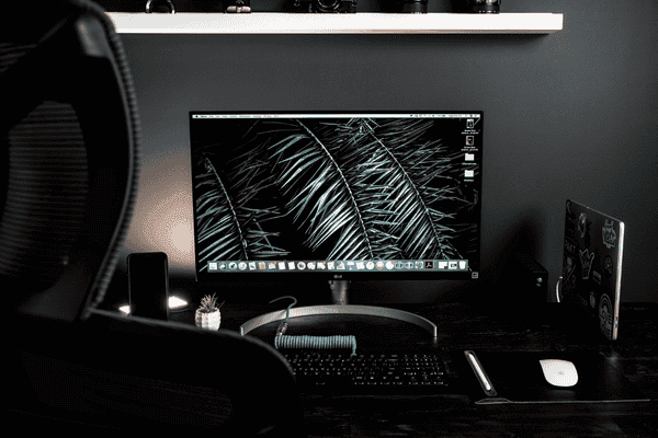 Scalable Website Systems Workspace Minimal workspace setup representing scalable and stable website systems
